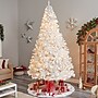 Nearly Natural 10-ft White Artificial Christmas Tree with 2200 Bendable Branches and 800 LED Lights (T3392)~#|#~0A9EA3B7-B51C-42D1-85B1239E30515789_sc7