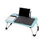 Mind Reader 13.75" x 23.5" MDF/Metal Lap Desk/Laptop Stand With Folding Legs, Blue (LBSTUDY-BLU)~#|#~0A9F4001-E596-4681-B7B4595266526F1A_sc7
