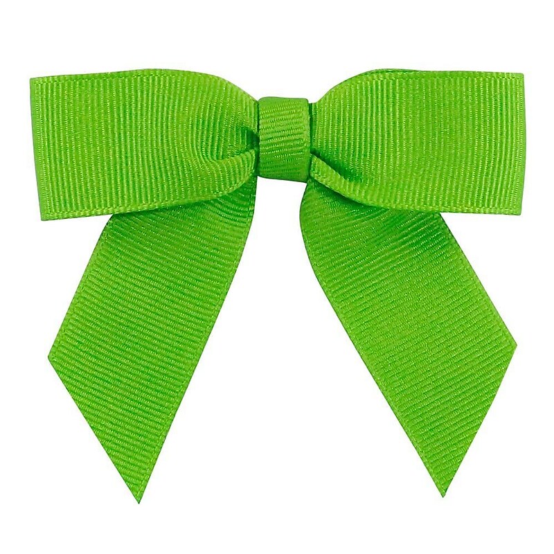JAM Paper Ribbon, Green Apple, 100/Pack (52640349305) image 1