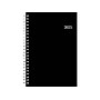 2025 Blue Sky 5" x 8" Weekly & Monthly Appointment Book, Plastic Cover, Solid Black (150845)~#|#~0AA94B32-19DB-42FC-897F4889A9671CFC_sc7