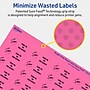 Avery Rectangle Laser/Inkjet Multipurpose Labels, 2/3" x 1-3/4", Bright Pink (440/Pack)~#|#~0AACACC5-E54D-4255-A4D5476908597C2E_sc7
