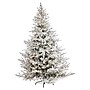 Nearly Natural 8-ft Flocked Fraser Fir Artificial Christmas Tree with 800 Warm White Lights and 4892 Bendable Branches (T1870)~#|#~0AB1511F-7B6E-4117-96862995523FB138_sc7