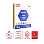 Staples 65 lb. Cardstock Paper, 8.5" x 11", Neon Assorted, 100 Sheets/Pack (98107)~#|#~0AB7DA26-48FD-443C-A99C3C8D58C24F1A_sc7