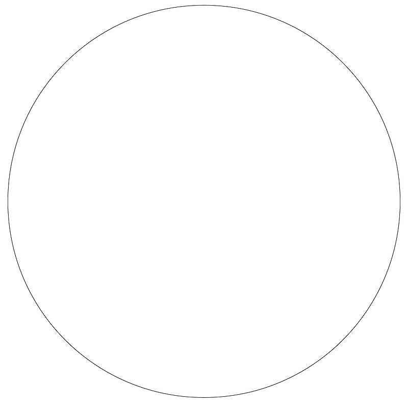Decker Tape Round Inventory Labels, 4" Dia, White, 1000/Roll (SL6151-WT) image 1