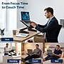Uncaged Ergonomics WorkEZ Executive 18" Laptop Aluminum Cooling Stand, Black (WEEb)~#|#~0ABC8040-13D4-4C4E-88FC1CDE8EFE628D_sc7