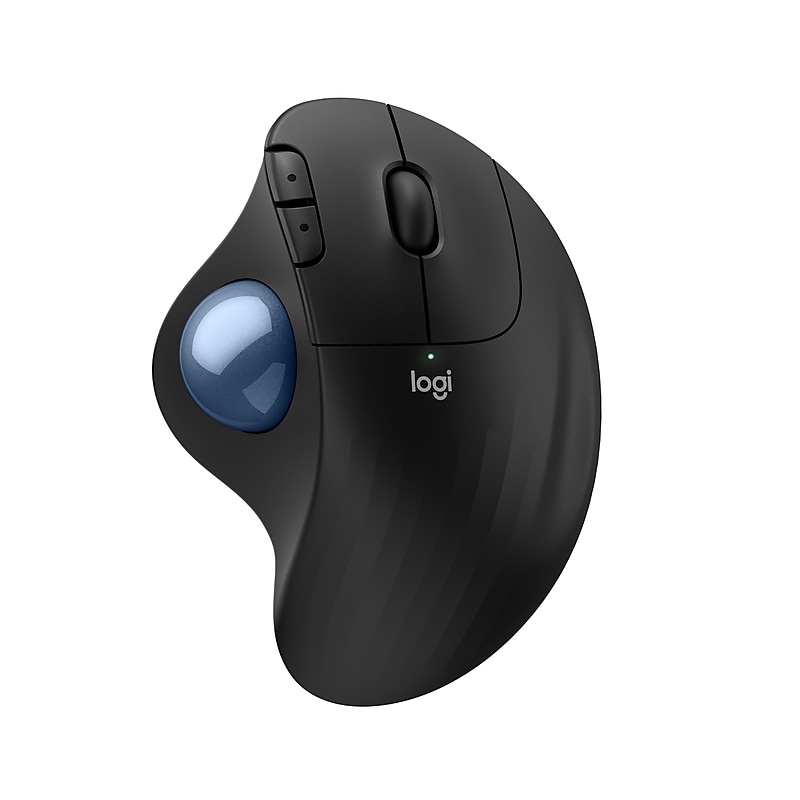 Logitech ERGO M575S Wireless Ergonomic Trackball Mouse, Black (910-007026) image 1