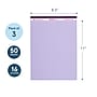 Roaring Spring Paper Products Enviroshades Notepad, 8.5" x 11.75", Wide Ruled, Orchid, 50 Sheets/Pad, 3 Pads/Pack (74143)~#|#~0AC0B8B7-C147-488E-8BFF01BD3F235C48_sc7