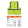 Ergodyne GloWear 8215BA High Visibility Sleeveless Safety Vest, ANSI Class R2, Lime, S/M (21073)~#|#~0AC53367-8925-4EA2-B6CCF2AFE68D8683_sc7