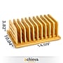 Officemate Bamboo Desk Accessories 9-Compartment Stackable Bamboo Multi-Supply Holder Desk Organizer, Natural Wood Grain (71002)~#|#~0AC58A2E-C07D-48BA-903289A7692033D8_sc7
