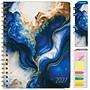 2027 Excello Brands 9" x 11" Weekly & Monthly Standard Planner, Paperboard Cover, Dark Blue Marble (FSHN-CY27-8511-23)~#|#~0AC6EDD0-25B6-45FD-8A5A987ADB77EFF0_sc7