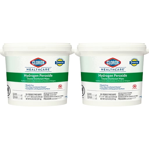 WC パッククリーム 250ml 新品 正規品 ロット番号付 2個 Clorox Healthcare Hydrogen Peroxide Cleaner Disinfectant Wipes
