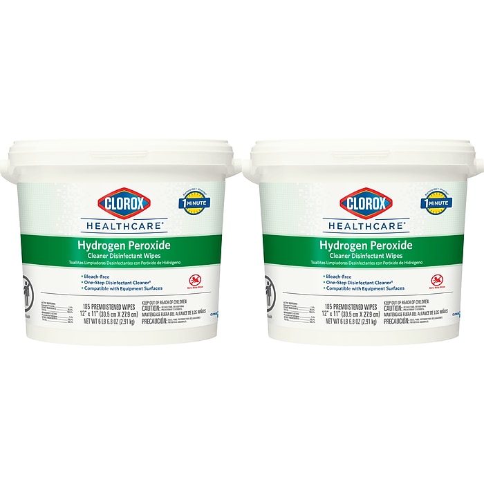 Clorox Healthcare Hydrogen Peroxide Cleaner Disinfectant Wipes