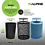 Alpine Industries 4460 Steel Mesh Trash & Recycling Bin Combo with Rain Bonnet Lid, 36 Gallon, Black/Blue (ALP4460-01-F)~#|#~0AD2DB76-6E78-4AE3-875FBD3A9DF11949_sc7