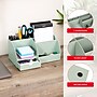 Staples 7-Compartment Plastic Desk Organizer, Sage Green (ST63871)~#|#~0AD3CA60-F072-4ECA-82C65D88E36D793F_sc7