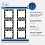 Avery Square Laser/Inkjet Multipurpose Labels, 3" x 3", White, 60/Pack (19479370852)~#|#~0AD50368-66E4-4F2D-B005034BFF83D8A3_sc7