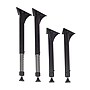 Regency Kee Adjustable Leg, Black and Chrome (Set of 4) (MABP27BK)~#|#~0AD59CA1-A798-4465-93B1C87FC0687D47_sc7