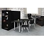 Regency Kee 42" Round Laminate Breakroom Table, Ash Grey/Chrome (TB42RNDAGBPCM)~#|#~0AD8CDE7-3CDE-4A3A-8DF3ED400B92586C_sc7
