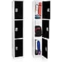 AdirOffice 72'' 3-Tier Black Storage Locker, 4/Pack (629-203-BLK-4PK)~#|#~0AE0FE4B-9E65-4AAE-84761DFFE6EA2B40_sc7