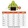 Ergodyne GloWear 8312BK High Visibility Long Sleeve Black Bottom Hooded Zip-Up Sweatshirt, ANSI Type R Class 3, Lime, 4XL~#|#~0AE112A9-980A-48E9-99511BD222A0AFBC_sc7