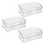 iDESIGN Medium Stackable Plastic Storage Bin, Clear, 3/Pack (29313M3)~#|#~0AE6BA5E-E901-419A-89A43D2377E11FAE_sc7