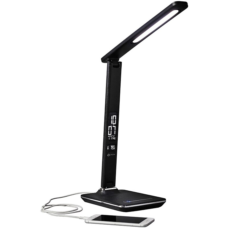 OttLite LED Wellness Series Renew Lamp, Black (F1DY8G59-SHPR) image 1