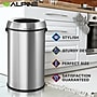 Alpine Industries Stainless Steel Trash Can, 17 Gallon (470-65L)~#|#~0AEAC3FB-B68F-410A-88720D6218083A5B_sc7