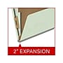 Medical Arts Press Pressboard Classification Folder, 1 Divider, 2" Expansion, Letter Size, Pale Green, 10/Box~#|#~0AEB2758-73A3-48EF-A798E8BCE3D828B0_sc7