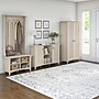Bush Furniture Salinas 63" Storage Cabinet with 5 Shelves, Antique White (SAS332AW-03)~#|#~0AEBEF51-7CB6-4507-A47FB5AEE8061FDD_sc7