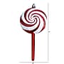 Nearly Natural Candy Cane Lollipop Holiday Deluxe Christmas Shatterproof Ornament, 7", 4/Set (D1049)~#|#~0AEC21E0-F76E-4754-B42C78AE54B7270E_sc7