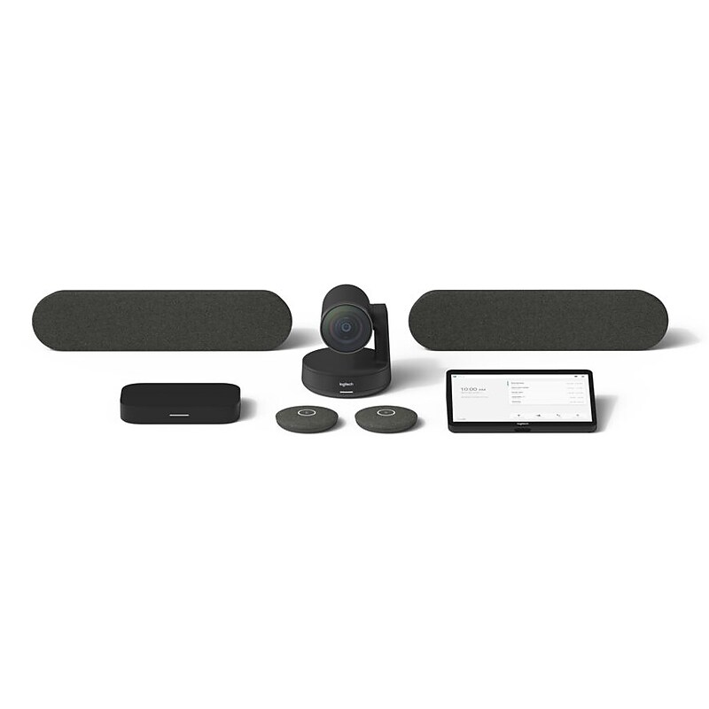 Logitech Large Google Meet Rooms with Tap + Rally Plus + Meet Compute image 1