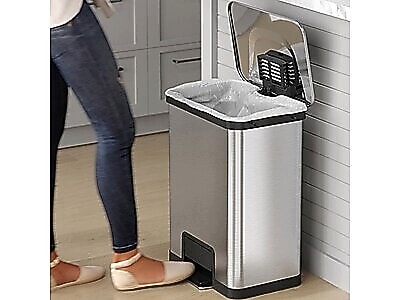 HLS Commercial Step Trash Can - Thumbnail 2