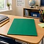 Staples 2‑Pocket Portfolio Folder with Fasteners, Letter Size, Durable Poly Construction, Green~#|#~0AF57EB3-378D-41E1-981E93624487A309_sc7