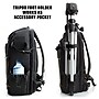 USA GEAR S Series DSLR Camera Backpack with Laptop Compartment, Black and Orange (GRSLS17100OGEW)~#|#~0AF8CA2C-75DA-45CD-9D91AB3F56C998CB_sc7