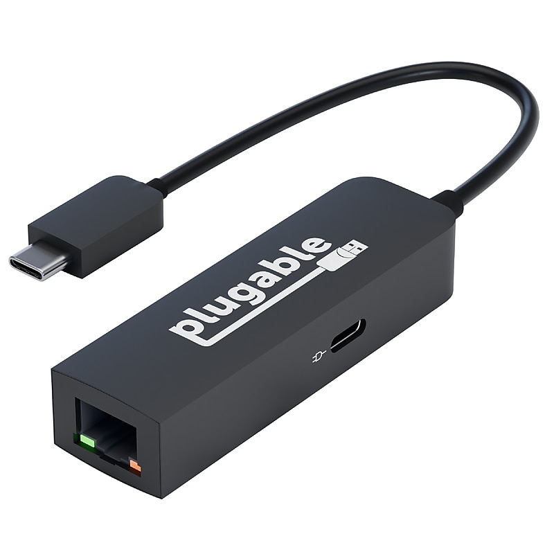 Plugable USB-C Gigabit Ethernet Adapter (USBC-E2500PD) image 1