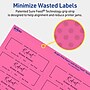 Avery Laser/Inkjet Rectangle Multipurpose Labels, 1-1/3" x 4", Bright Pink, 1120/Box (94206)~#|#~0AFA57D4-40B3-4C27-870CA5681A1479B8_sc7