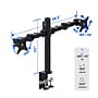 FlexiSpot Adjustable Dual Monitor Arm Mount for Sit-Stand Riser, Up To 30" Monitor, Black (D1D-E)~#|#~0AFB2EE9-F58B-47D1-BA57DD0E2CF808EA_sc7