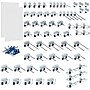 Triton Products LocBoard Kit, (2) 24" x 42-1/2" x 9/16" Steel Square Hole Pegboards, 63 Assorted Hooks (LB2-KIT) ~#|#~0AFE994E-7CD4-457E-8CA26E28CB2F58DE_sc7