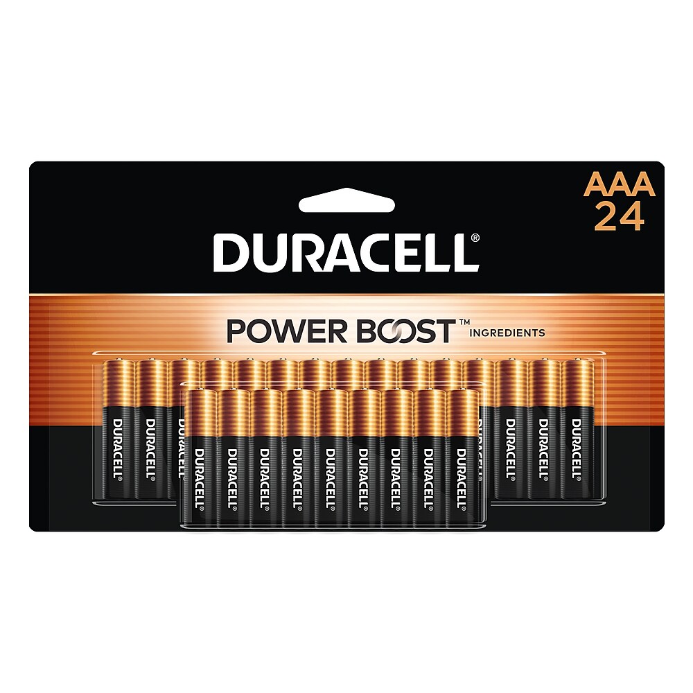 Duracell® CopperTop™ AAA batteries, 24/pk