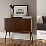Adore Decor Brookline Two-Door Wood Storage Cabinet, Console Table or Sideboard, Walnut Brown (FCBBROWLNR02)~#|#~0B0AC07A-190A-4338-93431373DADDB924_sc7