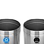 Alpine Industries Stainless Steel Recycling Bin and Trash Can with Open Lid, 27 Gallon, Silver, 2/Pack (ALP475-27-R-T)~#|#~0B10858B-65E5-4260-BB83D9E3B265F029_sc7