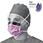 Medline Disposabe ASTM Level 3 Surgical Face Masks with Eyeshield and Ties, Purple/ White, 100/Pack (NON27710)~#|#~0B10EDA2-AD0A-4B9C-82EE1F2B0B0F914F_sc7