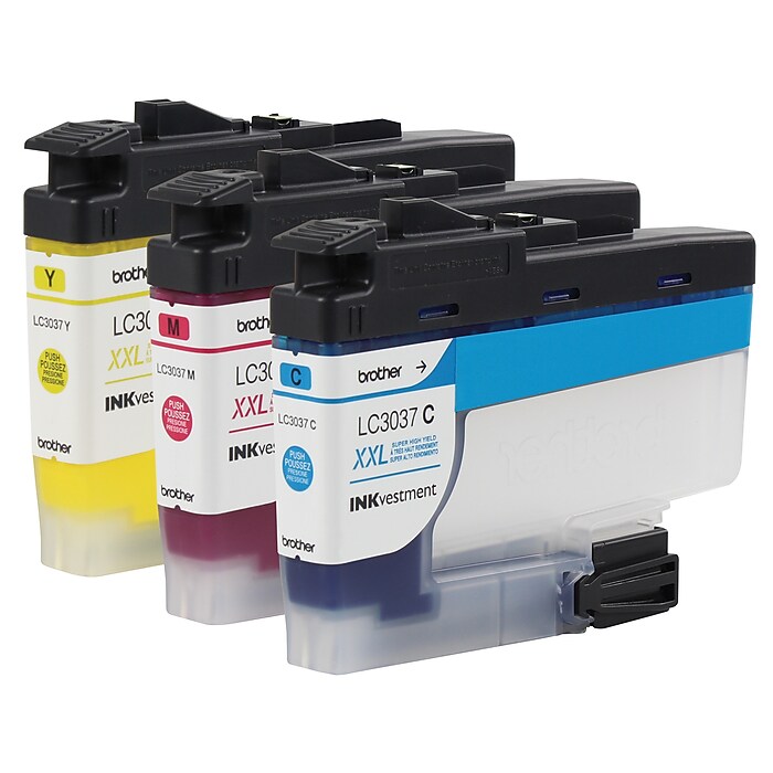 Brother LC3037 Cyan/Magenta/Yellow Super High Yield Ink Tank