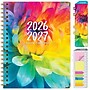 2026-2027 Excello Brands 8.5" x 11" Academic Weekly & Monthly Planner, Paperboard Cover, Rainbow Petals (RAY27-8511-41)~#|#~0B136FA1-8A3A-48FE-99CFBFB88892F3FD_sc7