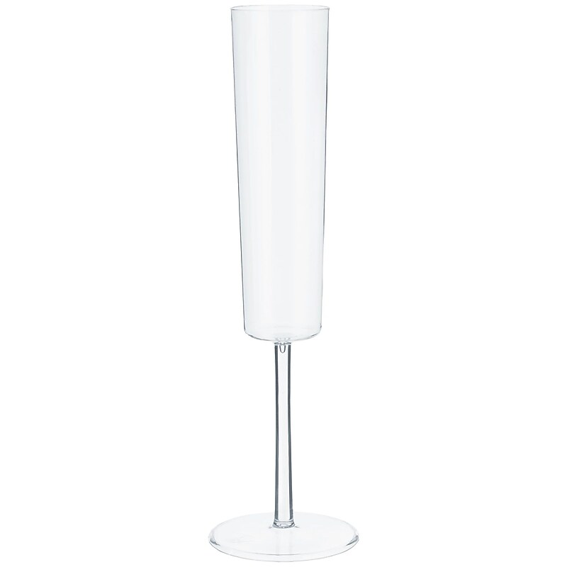 Party City Plastic Champagne Flutes, Clear, 4.5 oz., 20/Pack (AM350771-86-NS) image 1