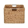 Household Essentials Square Wicker Basket with Handwoven Hyacinth Fibers, Natural (HHML-6950)~#|#~0B160B0C-B490-43D1-92EF7926C3B7CEF6_sc7