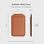 Satechi Vegan-Leather Magnetic Wallet Stand, Orange (ST-VLWO)~#|#~0B27A560-259D-493A-B62692EBE54AEF4E_sc7