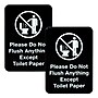 Excello Brands Restroom Indoor Wall Signs, 5" x 7", Black/White, 2/Pack (EGP-HD-0255-B)~#|#~0B28E014-B5F6-4E92-BE90E852C815717D_sc7