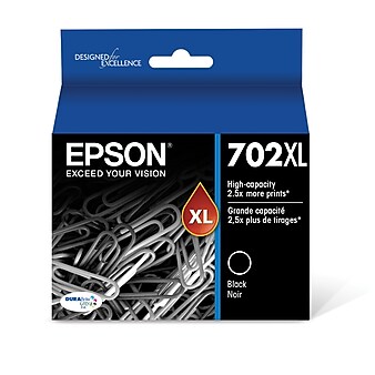 Epson T702XL Black High Yield Ink Cartridge (T702XL120-S)