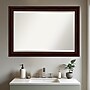 Amanti Art Coffee Bean Brown Frame Wall Mirror, 29.25" x 41.25" (A42674960947)~#|#~0B2CCA33-1CBD-4A93-AA1B23084801CDCD_sc7