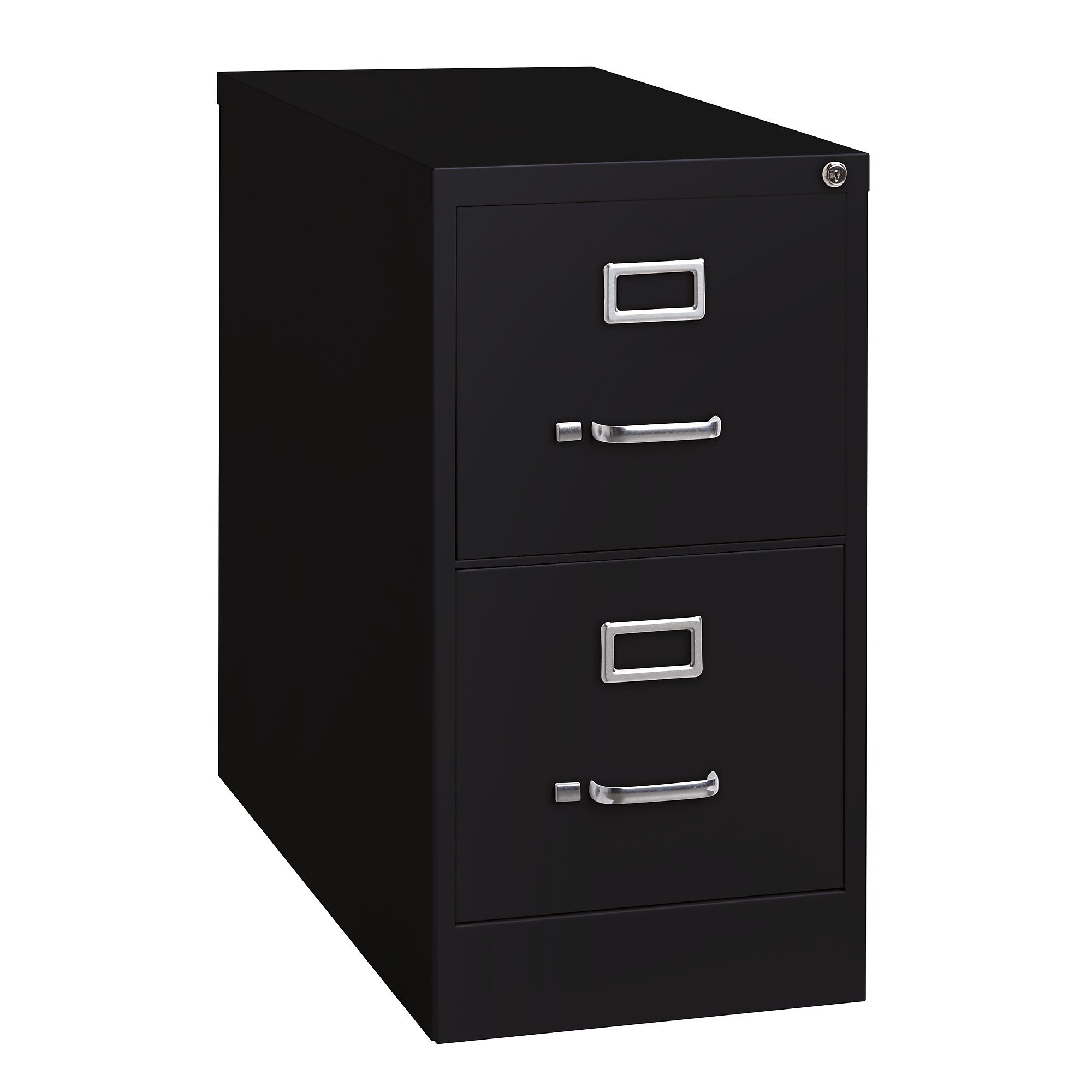 Hirsh Commercial 2-Drawer Vertical File Cabinet, Letter Size, Lockable, 28.375″H x 15″W x 26.5″D, Black (14101) Simolary simolary.com